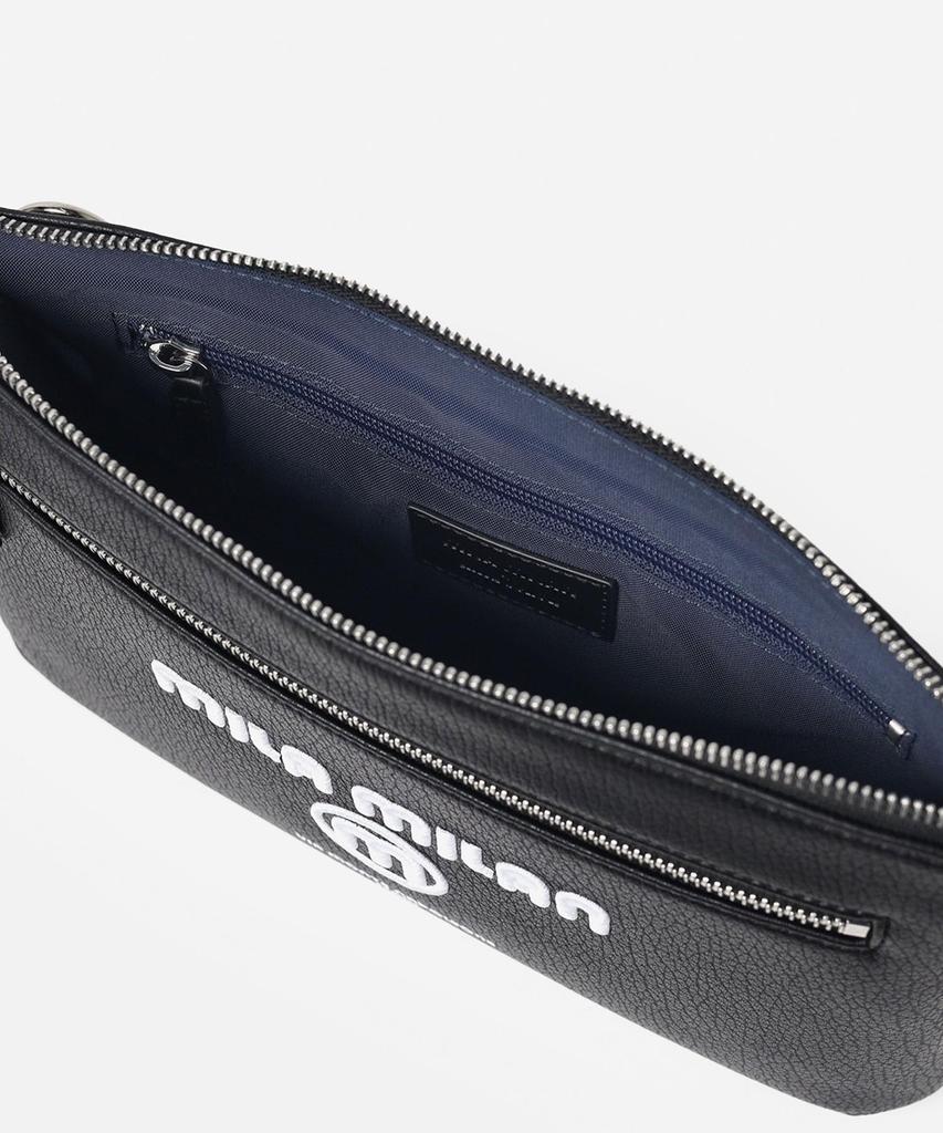 mila milan Pupurie Shoulder Bag [Mila Milan] Men's Bag/Clutch No.248111 (Black)