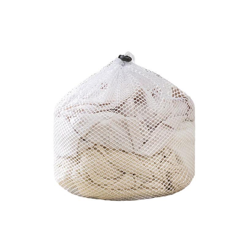 Drawstring Laundry Bag with Fine and Coarse Mesh for Bras