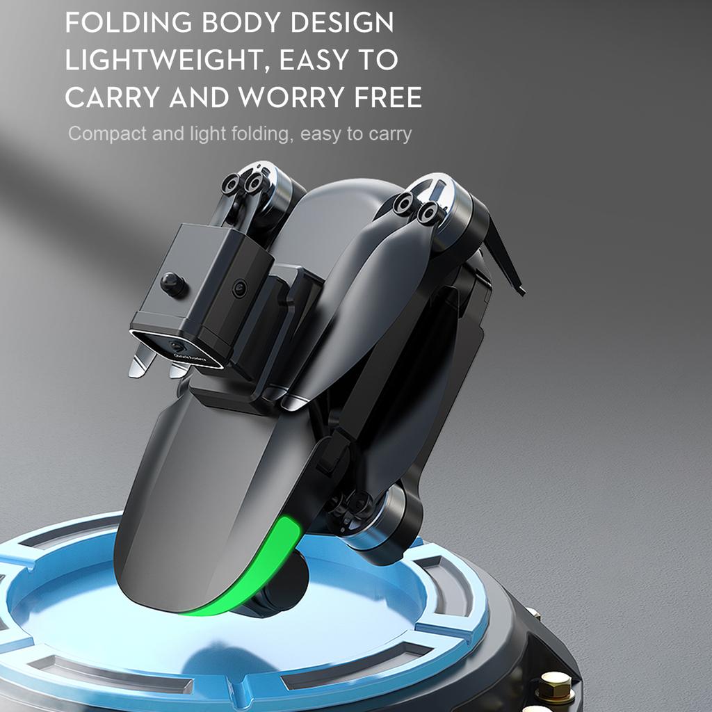 Drone télécommandé avec caméra Daul 6K, positionnement du flux optique, évitement d'obstacles, sans balais