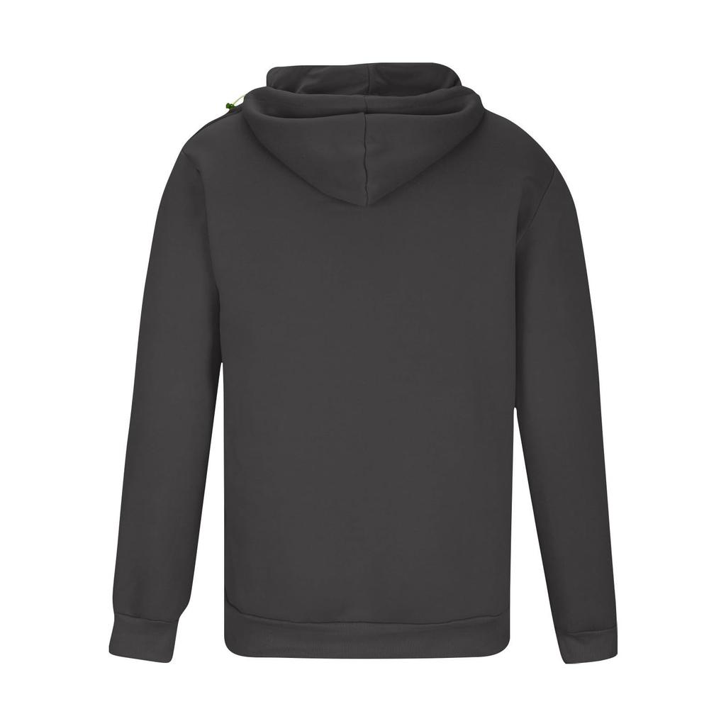 Men's Hooded Sweatshirt Casual Pullover Solid Color Half Zipper Simple Hooded Hoodie Man