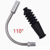 Aluminum Bicycle V Brake Noodles Bend Tube Cable Guide Rubber Head Hose Brake Bicycle Parts MTB Accessories