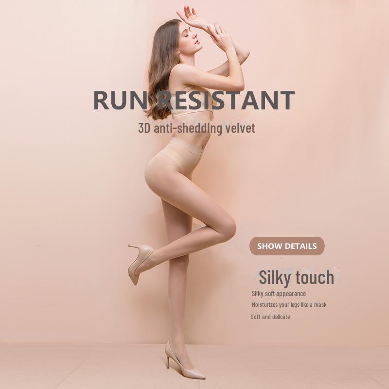 Manzi Non-slip, Sweat-absorbing Mask Socks and Anti-snag, Crotch-enhancing Large-size Pantyhose with Leg-cutting Protection.