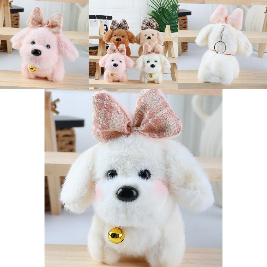 Small Plush Dog Keychain With Premium Velvet Material For Kids Gift And Decor