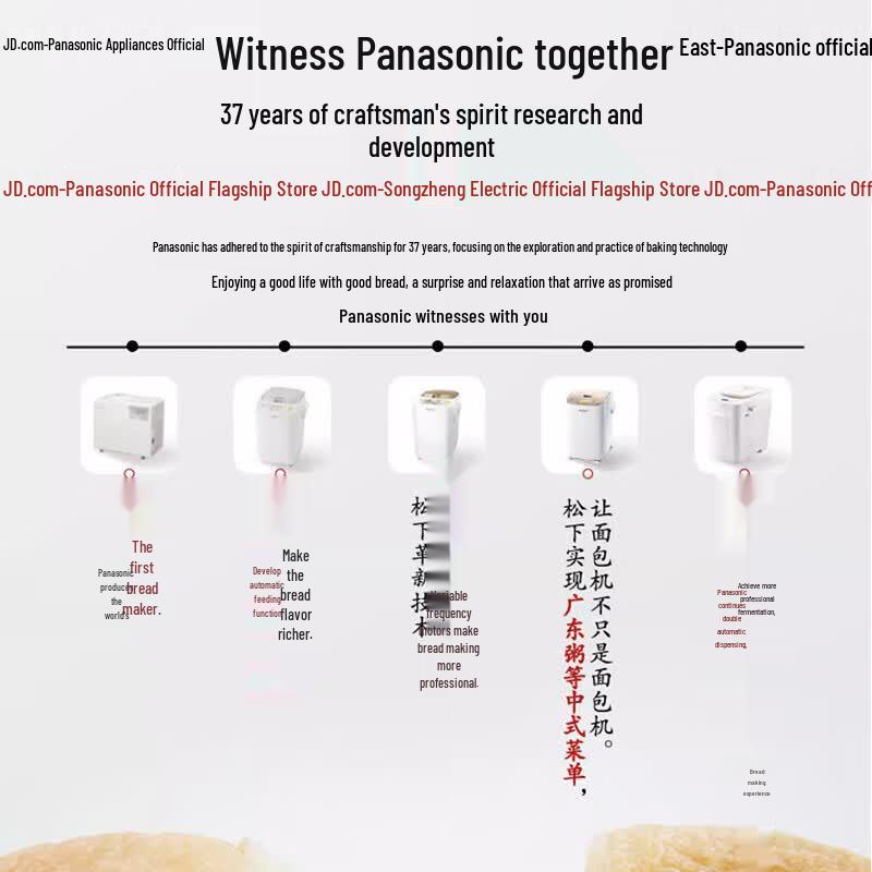 Panasonic Automatic Smart Bread Maker CN plug (adapter included)