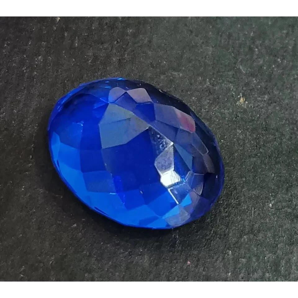 Oval Cut Natural Sapphire Kashmiri Blue 20 Ct AAA+ Certified Loose Gemstone