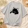 Cute Cartoon Printed Short Sleeved T-shirt Casual Street Style Women's Patterned T-shirt