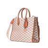 Michael Kors MK Mirella Classic Monogram Tote Commuter Fashion Women Tote Bag Beige Brown 35S2G7ZT6J-299