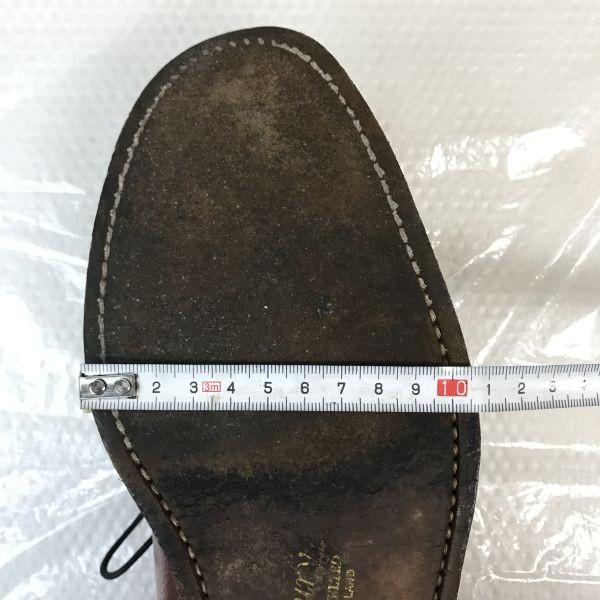 Finsbury England Vintage Leather Goodyear Plain Toe 8.5F 27.0 Brown(USED)