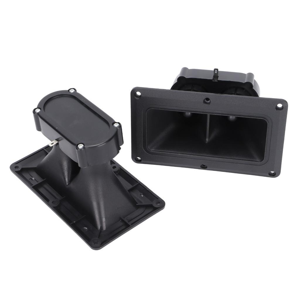 2PCS 75-150 Watts Horn Tweeter Dual Drive High Sensitivity Speaker  Audio Accessories
