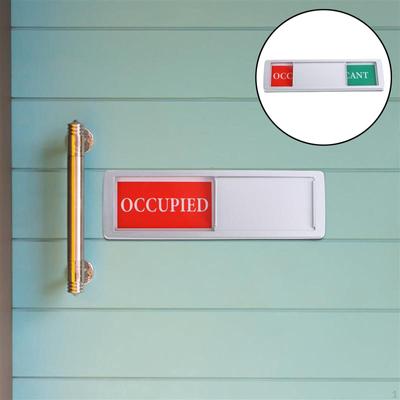 Bathroom Conference Hotel Busy Sign, Privacy Sliding Door Sign Indicator, Only The