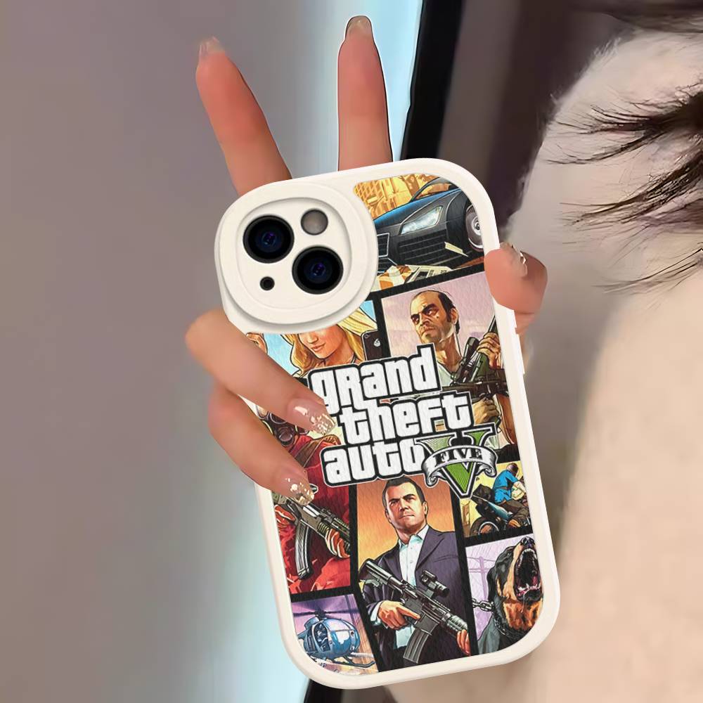 

D-Decor T-Theft A-Auto G-GTA Video Game Phone Case Hard Leather For IPhone 14 13 16 Mini 15 14 11 12 Pro Max Plus Fundas iphone 11