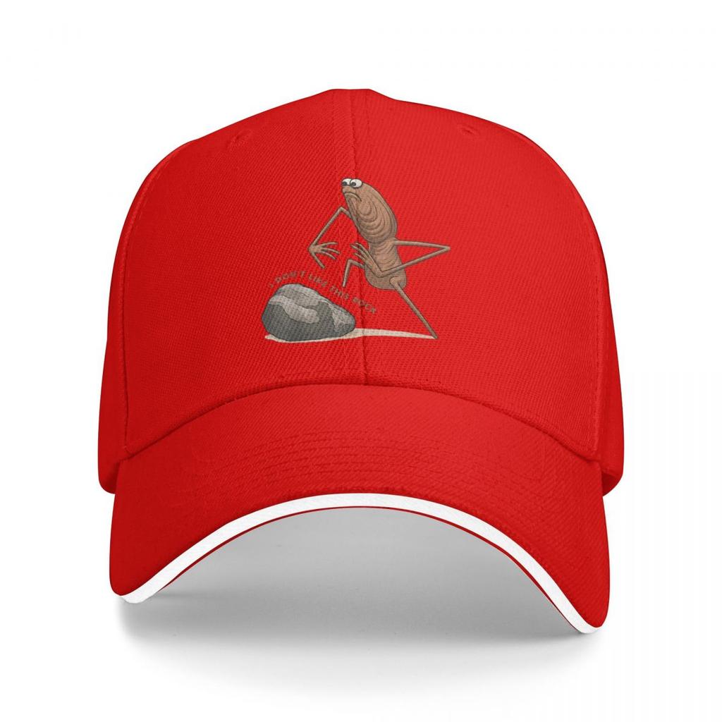 Baseball Caps Funny Marcus The Worm I Don't Like This Rock Meme Awesome Customized FeUnisex Unisex Outdoor Summer Hats