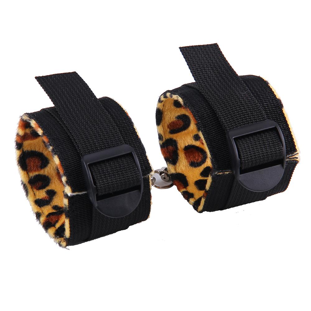 BDSM Bondage Set Stainless Steel Adjustable Telescopic Sex Slave Handcuffs Ankle Cuffs Fetish Restraints Sex Toys for