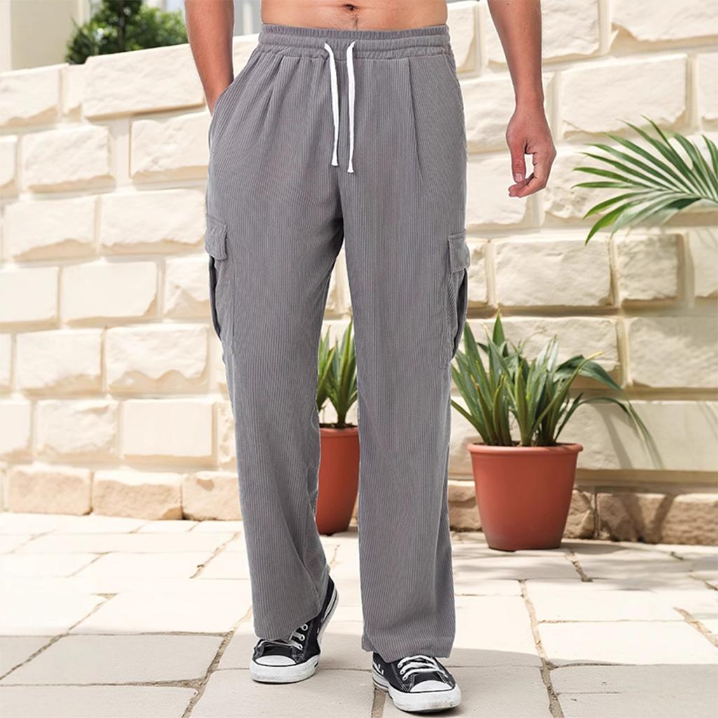 Men'S Pants Beach Pants Solid Color Comfortable Breathable Casual Daily Vacation Pants