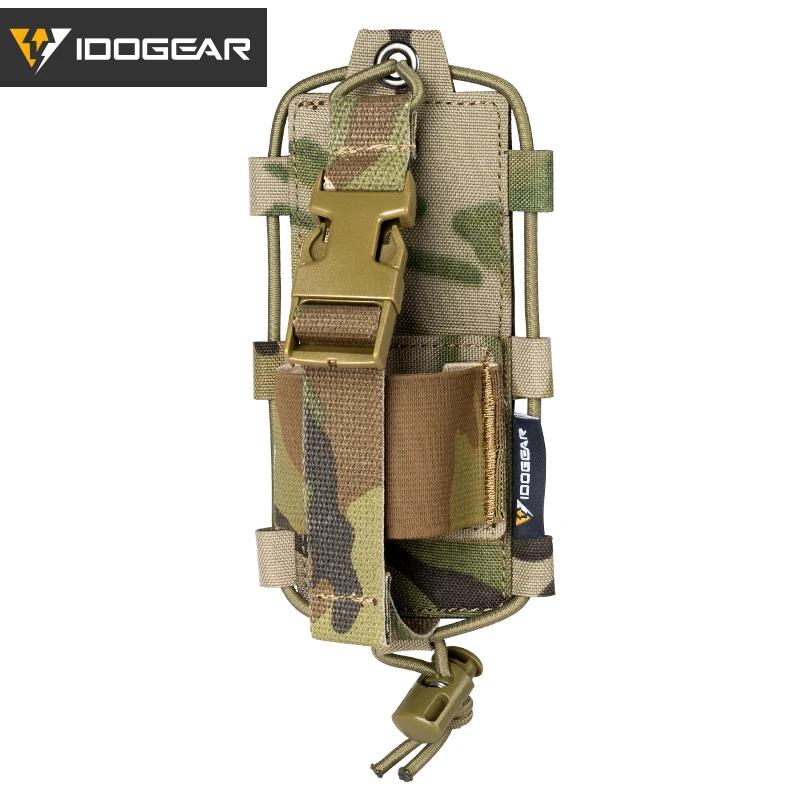 IDOGEAR Tactical Radio Pouch Gridlok BAOFENG/POFUNG UV5R UV82 Talkie Walkie MOLLE Radio Pouch 35110