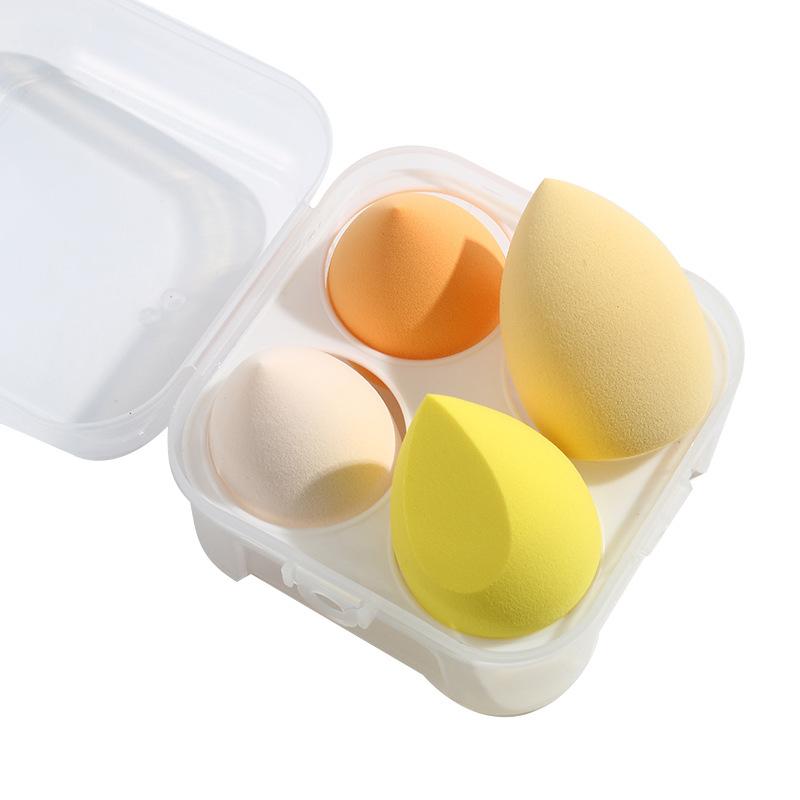 Egg-shaped Makeup Sponge Egg Box Set,gourd-shaped Water Drop Puff, Cosmetic Sponge, Makeup Sponge, Cushion Sponge, Beauty Tools