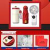 Shangqi Digital Display Coffee Mug, Fan & Umbrella Gift Set