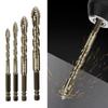652F Upgraded Four Edged Drill Bit Professional Carpentry Tool For Glass Ceramic Concrete Brick Metal Drill Bit
