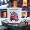 Valentine Gift Coffee Mugs For Couples Holiday Present Drinkware Breakfast Cup Pink Enamel Mug Love Milk Cups Romantic Funny Tea