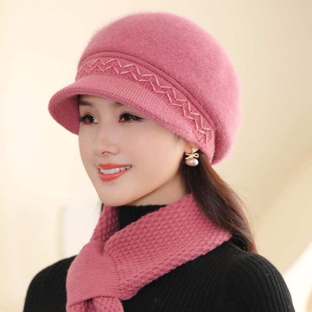 Women's Warm Dual-use Pullover Sports Hat Casual Ear Cap
