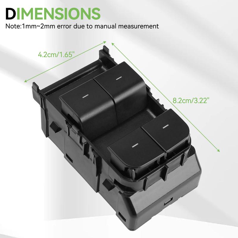 Car Window Regulator Switch Matte Black Driving Lift Switch 1081037-02-G 1081037-02-F For Tesla For Tesla Model 3 Y -2024