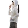 Anta Outdoor Series Solid Color Zip-Up Hooded Comfortable Breathable Versatile Loose Sun Protection Jacket Women Jackets Warm-Jade-White 962526601-1