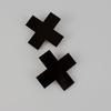 1/6pcs Y2K Red Cross Hair Clips for Women Girls Trendy Hair Accessories Hiphop Punk Barrettes Hair Pins Hairwear for Cool Girls