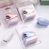 Small Stapler Colorful Paper Binding Stapler Machine Fashion Stapler Stationery School Office Binding Paper Stapler