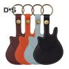 Guitar-Shaped Picks Holder Faux Leather Guitar Pick Case Portable Plectrum Storage Bag for Guitar Players Lovers Teacher