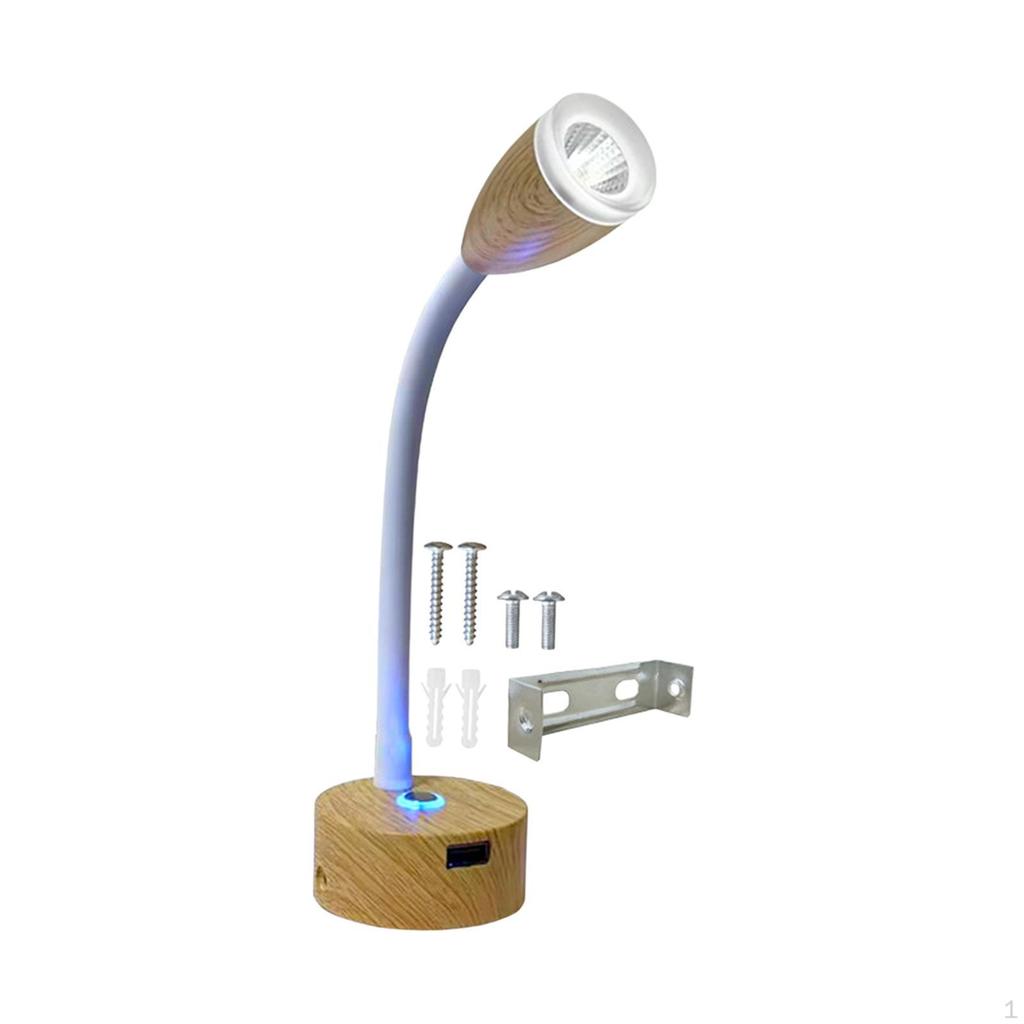 Portable LED Desk Lamp with Touch Control And USB Charging for Home Office