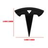 Car Sticker 2025 Hot 1Pcs Car Steering Wheel Sticker Emblem Cover Interior Accessories For Tesla Model 3 Y S X Roadster Juguete