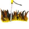 1Meter Colored Rooster Feathers Trims 15-20cm Natural Chicken Feathers Carnival Cosplay Clothing Dress Sewing Plume Decoration