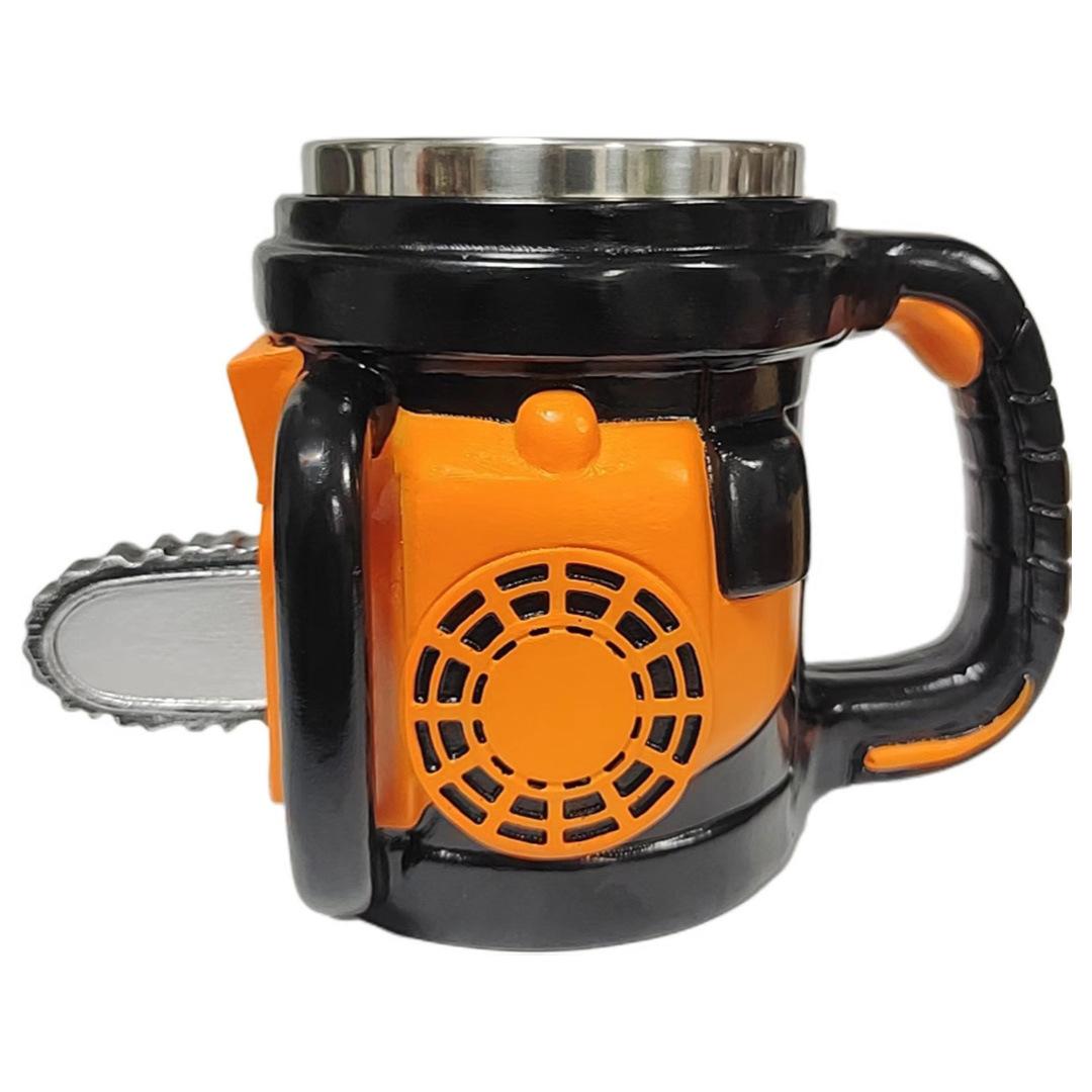 

Creative Coffee Cup 300ml Funny Water Drinkware Chainsaw Cup Desktop Ornament For Women Men Home Kitchen Bar Birthday Christmas Chainsaw cup