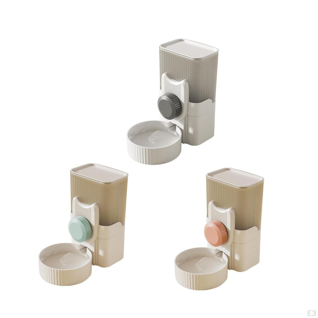 Automatic Hanging Water Dispenser Dog Drinking 1000ml Dripless Bottle for ,