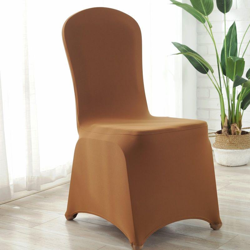 Universal Stretch Chair Cover - Solid Color, Thickened for Hotel, Restaurant, Wedding, Banquet
