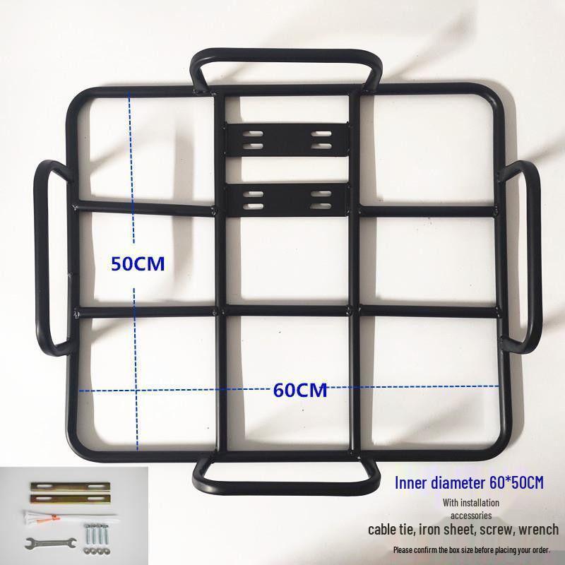 Electric Motorcycle Rear Rack for Food Delivery - Insulated Box Bracket