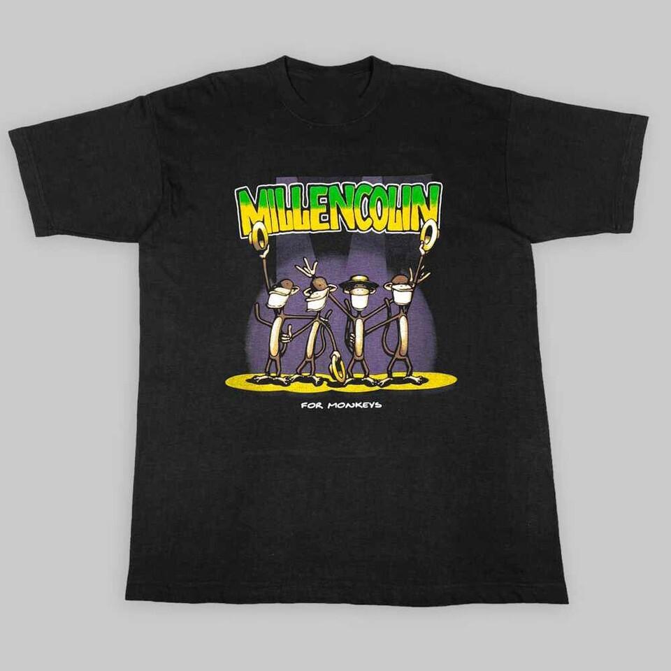 MILLENCOLIN ‘For Monkeys Classic Cotton Unisex T-shirt All Sizes ZL481 XXXL