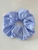 New Scrunchies Striped Blue Color Large Size Hair Ties Fresh Sweet Elastic Hair Band Women Hair Accessories