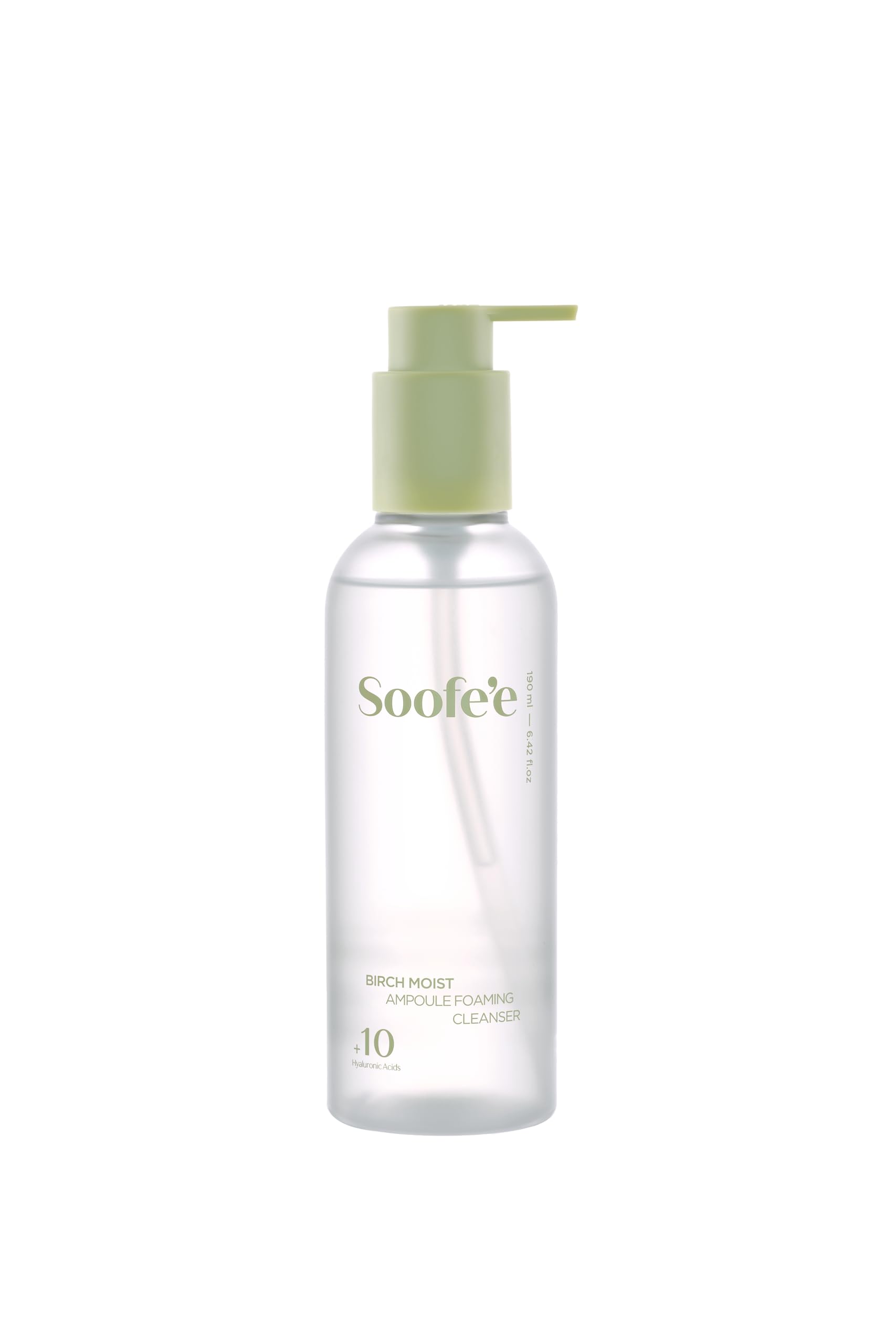 Soofe e Birch Rich Ampoule Cleanser 190ml [OfficialAuthentic] Korean Cosmetics, Contains Birch Sap, High Moisturizing Cleanser, Makeup Remover +