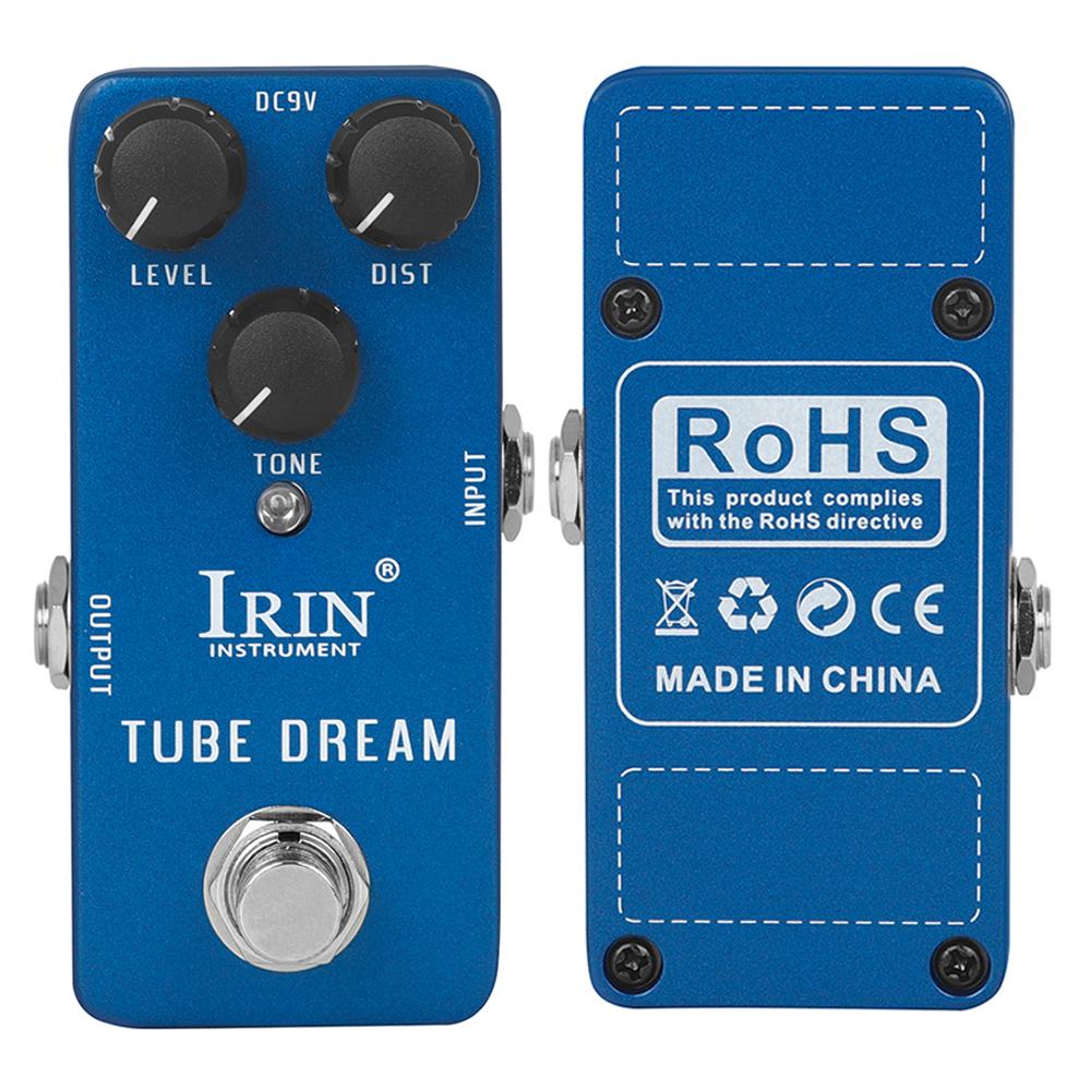 IRIN RS-04 Tube Dream Pedal Guitar Effect Pedal Simulates The Distortion Tone of Tube Amplifier Effects Guitar Effect Pedal