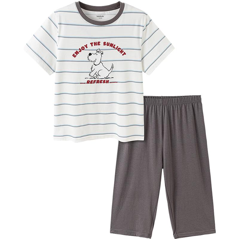 Balabala Kids Thin Quick-Dry Spring/Summer Pajama Set 165