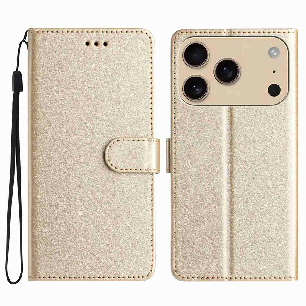 For iPhone 17 Pro Wallet Case Leather Folio Phone Cover Magnetic Clasp