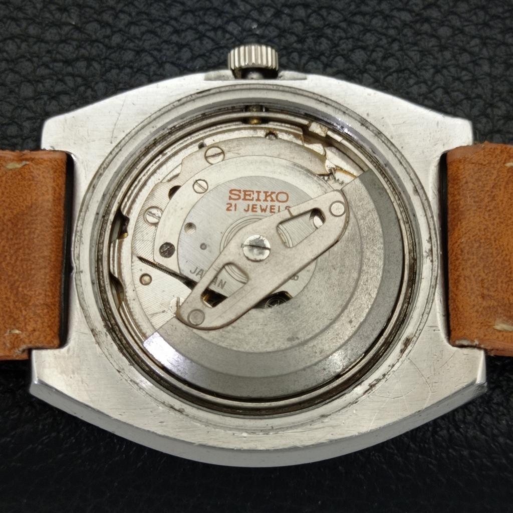 CEAS BĂRBĂTESC AUTOMATIC SEIKO 5 VINTAGE UZAT 6119B JAPONIA CADRAN ORIGINAL a433858-2 R119-a433858