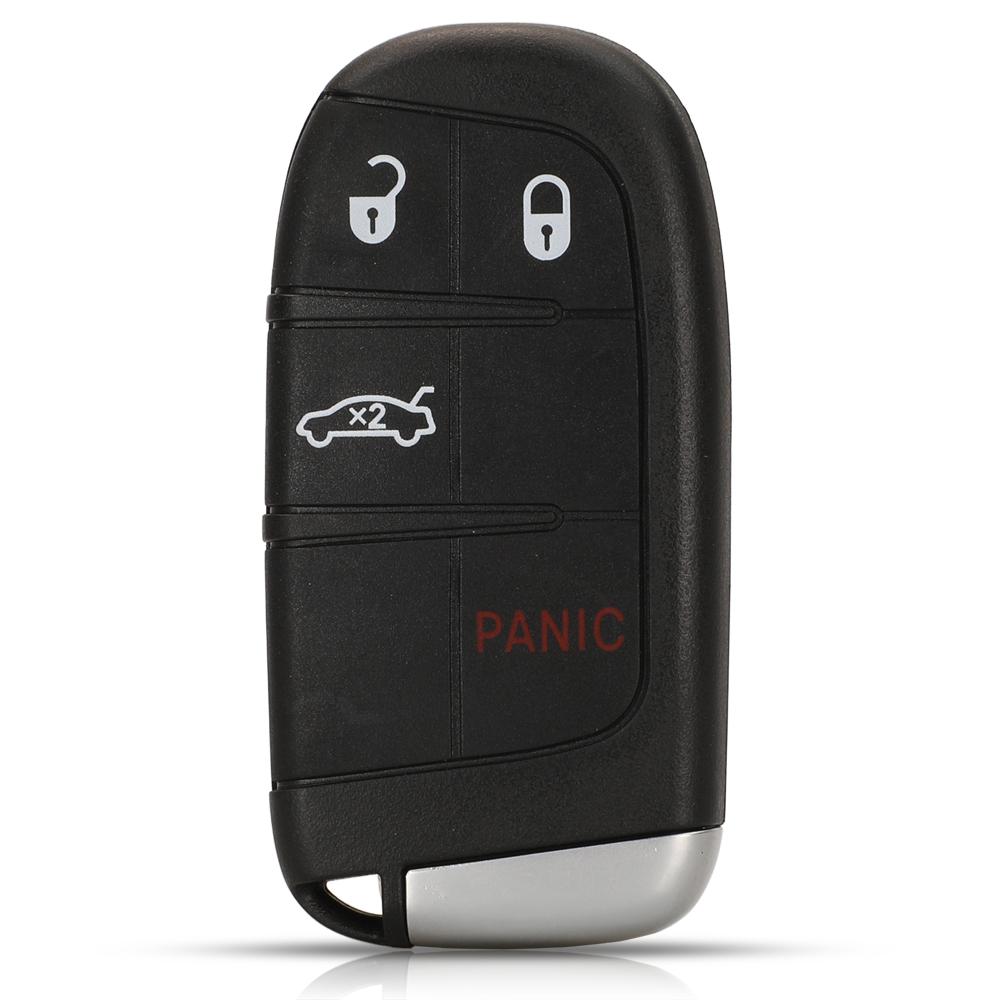 Jingyuqin For Jeep Grand Cherokee Dodge Ram 1500 Journey Charger Dart Challenger Durango Chrysler 300 Remote Key Shell 2/3/4/5Bt