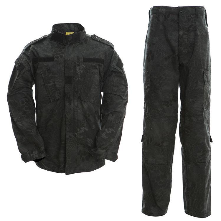 Fordan ACU Second Generation Foreign Camouflage Kit + Outdoor Scratch Resistant Training Clothing for Camouflage Enthusiasts