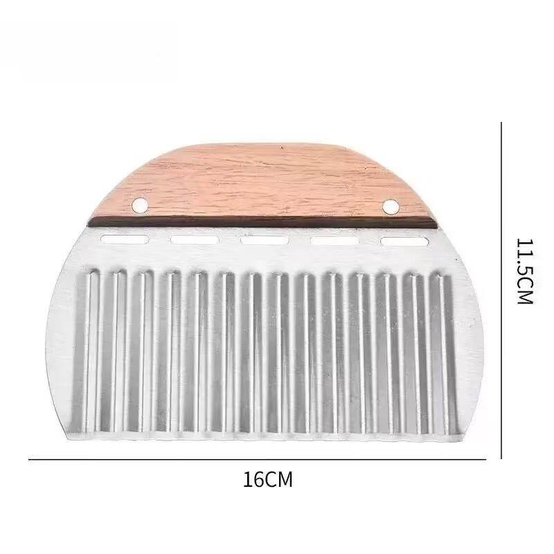 Stainless Steel Wavy Blade Potato Cutter