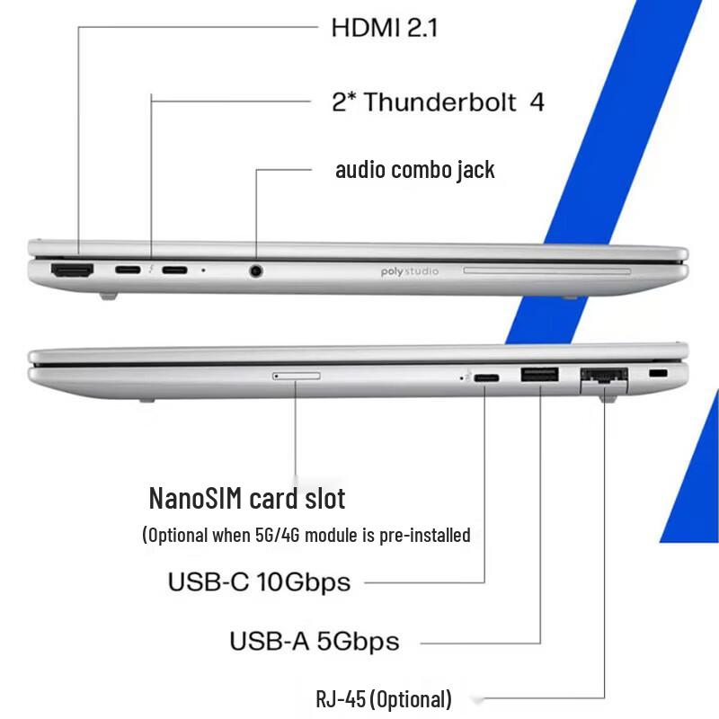 HP EliteBook 8 G1i 16 Touchscreen AI Business Laptop (CN version)