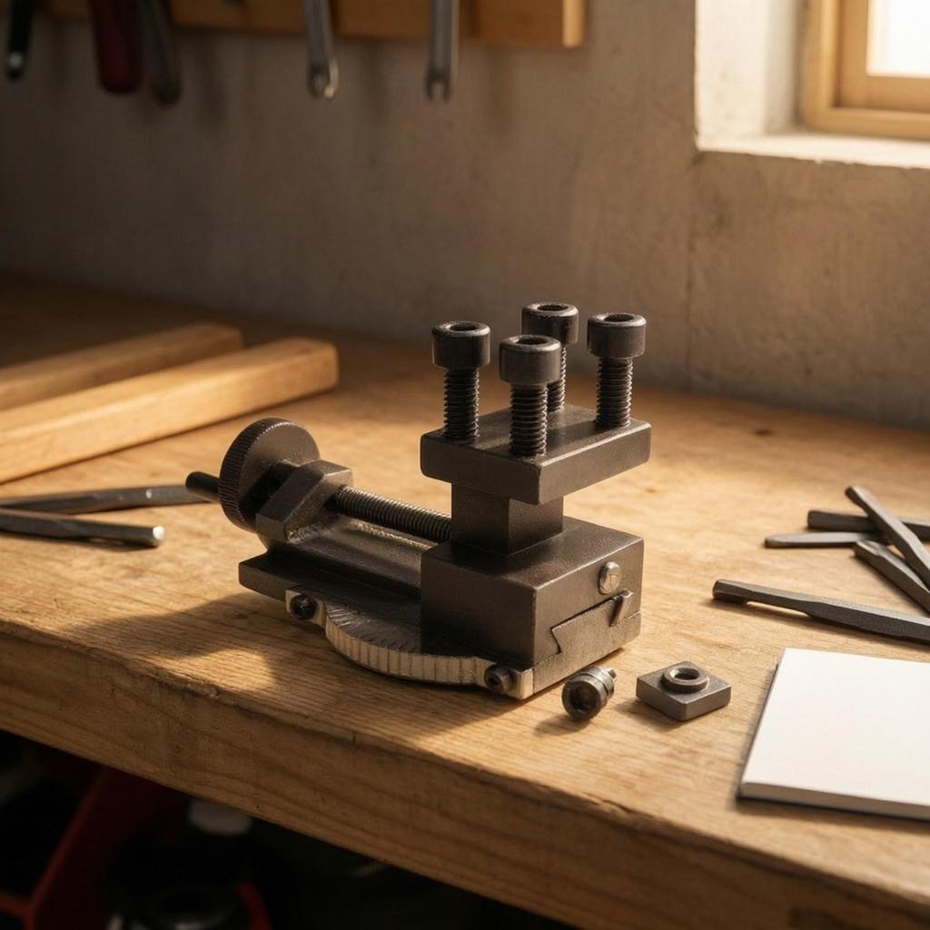 Angle-Adjustable Lathe Tool Rest Low-Height for Turning Tasks