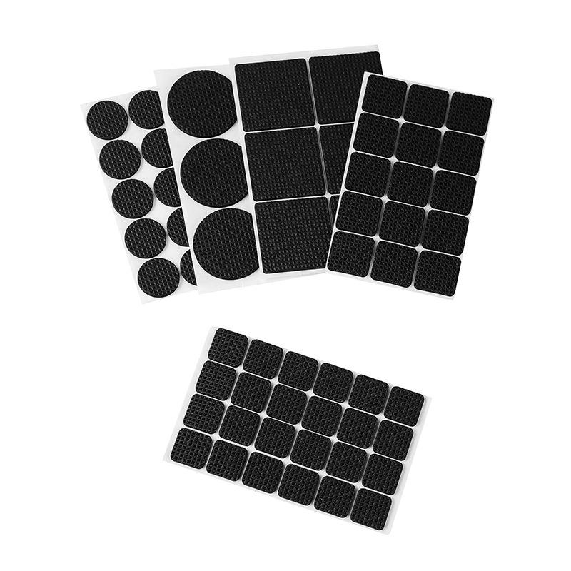 Rubber Pads for Chair Leg Furniture Anti Slip Mat Bumper Damper Self Adhesive Table Feet Protector Floor Protector Pads Hardware