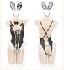 Cute Bunny Girl Cosplay Costumes Women's Underwear Lace Sexy Bodysuit Ruffles Bandage Hollow Rabbit Uniform Lingerie for Sex